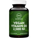 MRM Nuturition ויטמין D3 2,500 IU | Bone + Immune Health | Made From Lichens | תמיכה ב- Calcium Absorption