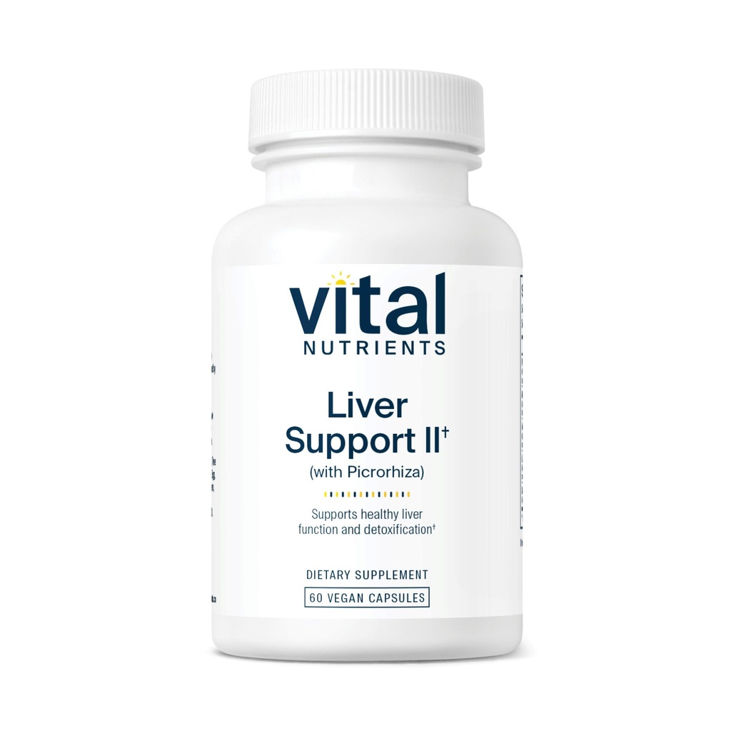 Vital Foodsents Liver Support 2 עם Picrorhiza, Milk Thistle ו Curcumin | תוספת טבעונית | שילוב צמחי לתמיכה בתפקוד Liver בריא* | גלוט, חלב וסוי חינם | 60 קפסולות