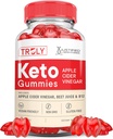Truly Keto ACV Gummies מתקדם פורמולה 1000MG Truly Keto Gummies Apple Cider Vinegar פורמולה עם אבקת מיץ Pomegranate B12 טבעוני non GMO 60