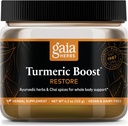 גאיה Herbs Turmeric Boost Recovery - משקה Turmeric Mix תומך תגובה בריאה ל Swelling במבוגרים - עם כורכום Turmeric, Black Pepper, Black Pepper & ג'ינג'ר - 4.3 אוונסים (21 ימים)