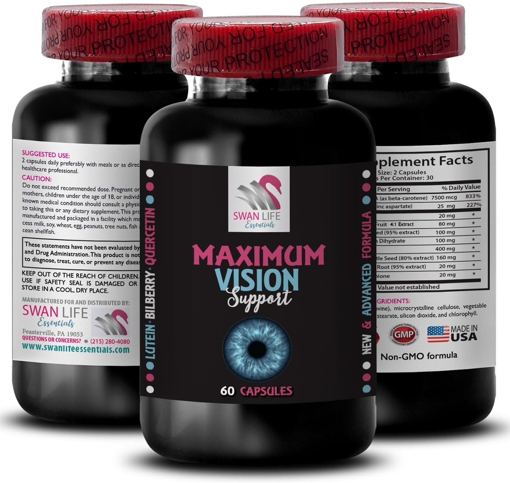 מפרט קריספ - VISION SUPPLEMENT - שארפ להתמקד, תמיכה בעין, קלרליות דחיפה, פרטים בהירים, יתרון להתמקד, בהירות חזותית, מיקוד מוקדם, טוב יותר לראות 1 בקבוק 60 קפסולות