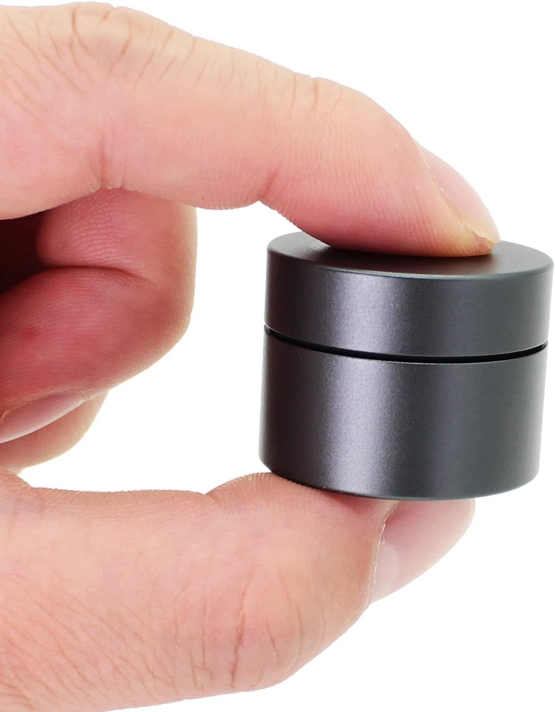 Portable Daily Pill Case, Heavy Duty Aluminium Alloy Round Pill Box, Waterified Travel Pillמארגנתer, Pocket Purse Medicine Holder EDC Container for Outsideing Work Box