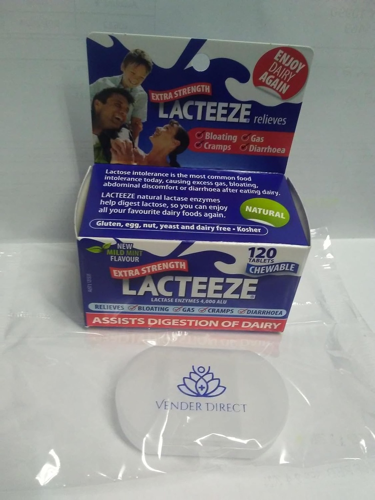 Lacteeze תוספת כוח 4000 ALU, עם מקרה גלולה