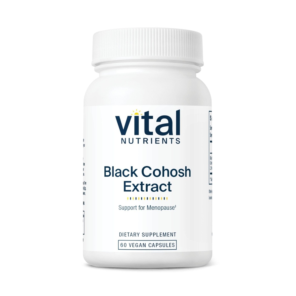 חומרים מזינים רעילים Black Cohosh לחלץ 250 מ"ג תוספת טבעונית עבור נשים Menopause, Hormonal Balance ו- PMS תמיכה * | Gluten, Milk and Soy Free
