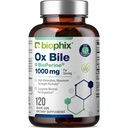 biophix Ox Bile 1000 מ"ג עם bioPerine 120 Veggie קפסולות - גבוה Absorption Digestive Enzymes תוסף - Liver Metabolic GI Fat metabolism תמיכה
