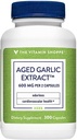 ויטמין Shoppe Odorless Age Garlic Extract - תמיכה Cardiovascular Health - 600 MG (300 קפסולות)