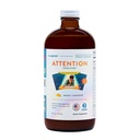 LIQUIDHEALTH Attention Liquid Multivitamin for Kids & Teens - משפר את קשב הזיכרון, ריכוז, פוקוס, Mood, מרגיעה וקלמינג - Made in the USA, Great Taste, Vegan, Sugar-Free (16 oz)