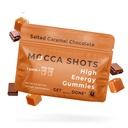 SGC הגבוהה ביותר ריכוז 100 מ"ג Caffeine לחניכיים, 2 מסטיקים לחבילה, 6-Pack Mocca Shots Salted Karamel Plant-based nootropic אנרגיה מיידית עם גינקו biloba, Theobromine.