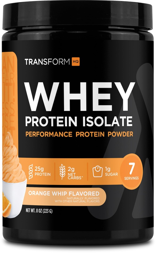 TransformHQ Whey Protein Isolate (WPI) Orange Whippuored 7 משרתים - אבקת חלבון טרוםפור