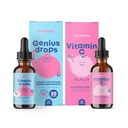 JoySpring Genius Drops & ויטמין C - בית הספר Backup Bundle