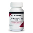 קירקמן - L-Carnosine 200 מ"ג - Hypoallergenic - 90 קפסולות צמחוניות - Amino Acid - Gluten Free - Casein Free