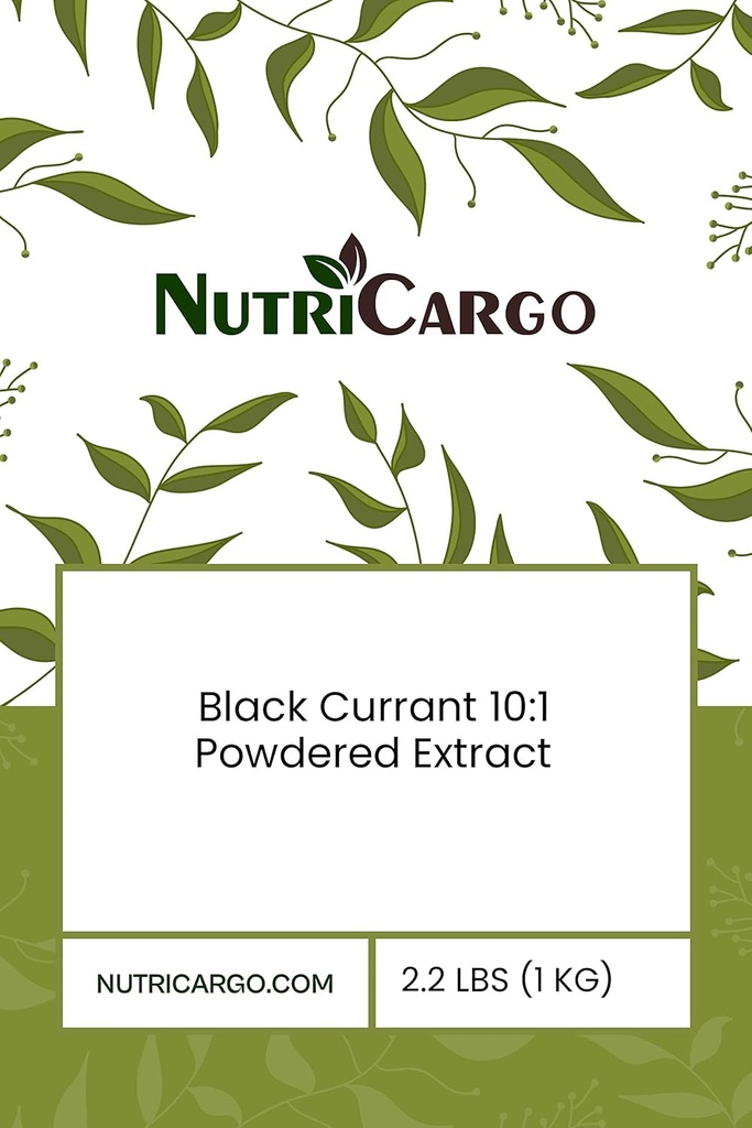 Black Currant 10:1 אבקת לחלץ 2.2 LBS (1000 G)