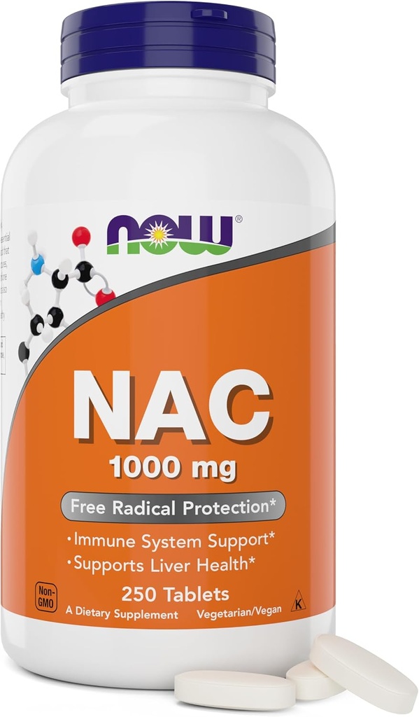 NAC, 1000 מ"ג, 250 טבליות, Vegetarian ו טבעוני, Non-GMO