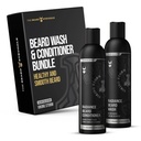 המאבק הדובדבן - Radiance Beard Wash & Conditioner Bundle - חבילת 2, Viking Storm - Nourish, ניקוי, Softens, & Powerens Beard - Beard Wash and Conditioner for Men