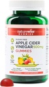 NatureWise Apple Cider Vinegar ACV Gummies - 1000 מ"ג ACV לכל 2, Sugar Free, Vegan - Energy & Gut Health - ACV Gummies W/Vitamin B12-90 חניכיים[1.5-Month אספקה עבור 1000 מ"ג / 3 מונטה אספקה עבור 500 מ"ג]