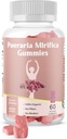 Pueraria Mirifica Gummy אורגני תוסף - Pure Root 10:1 מוגדל לחלץ 60 Veggie חניכיים, Premium - עבור Transgender. נשים, גברים