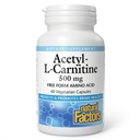 גורמים טבעיים Acetyl L-Carnitine 500 מיליגרם, 60 קפסולות צמחוניות