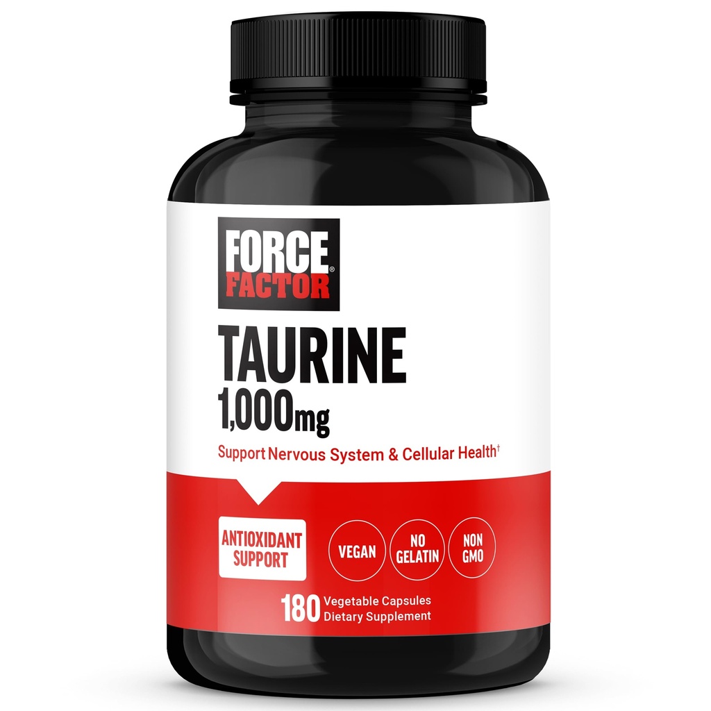 עבור תוסף FACTOR Turine, Turine 500 מ"ג קפסולות Antioxidant תוסף לתמיכה במערכת העצבים והבריאות התאית, טבעוני, No Gelatin, non-GMO, 180 קפסולות ירקות