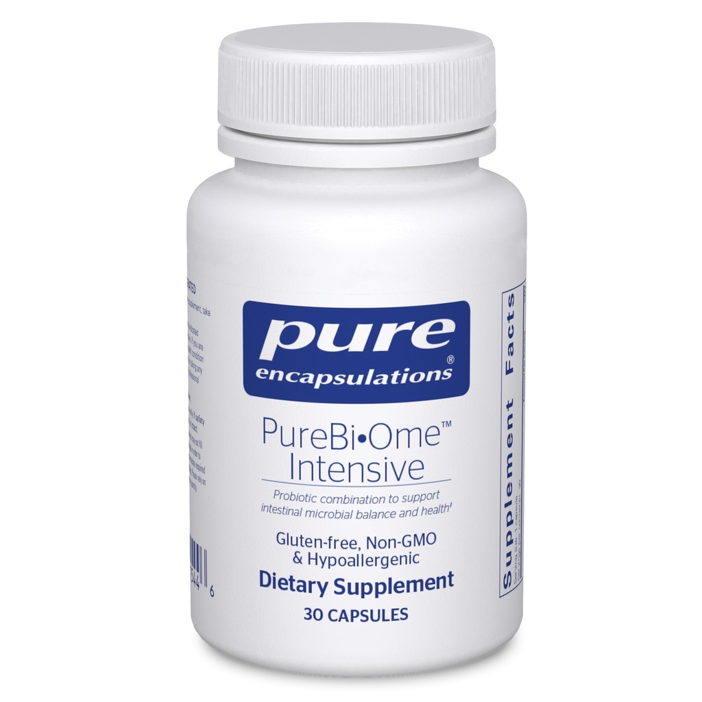 Pure Encapsulations PureBi-Ome Intensive | Hypoallergenic Multi-Strain Probiotic כדי לתמוך ב-Intestinal Microflora Balance