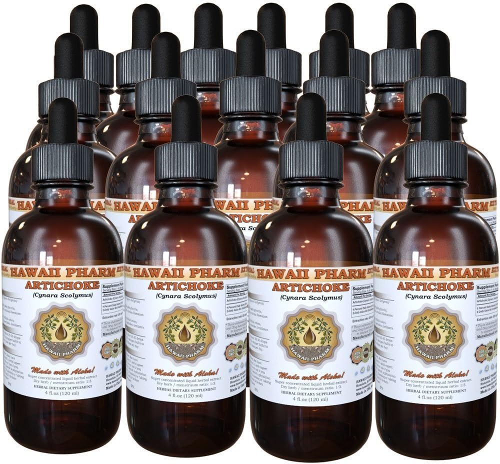 Artichoke נוזל לחלץ, אורגני Artichoke (Cynara scolymus) Tincture 15x4 oz