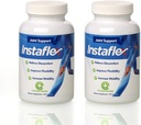 Instaflex Joint Support - Clinically Stud Joint Relief Band of Glucosamine, MSM, White Willow, Turmeric, ג'ינג'ר, קייאן, Hyaluronic Acid - 2 Pack, 180 קפסולות