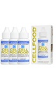 Cellfood Oxygen Boost - 1 fl oz, 3 Pack - תוסף חמצן נוזלי עבור Lymphatic Drainage, Altitude Sickness, Jet Lag, Fatigue, Headaches, Hangovers & Energy - Gluten Free, Cert.