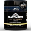 Beast Maker - Pure Shilajit Gummies for Men | Natural Himilayan Organic Shilajit Authentic Male Enhancement תוספת עם Ashwagandha, Black Musli, Gokshura | 60 חניכיים