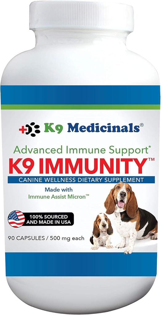 K9Medicinals K9 Immunity קפסולות - 90 Count, White (IMS-CAP-90)