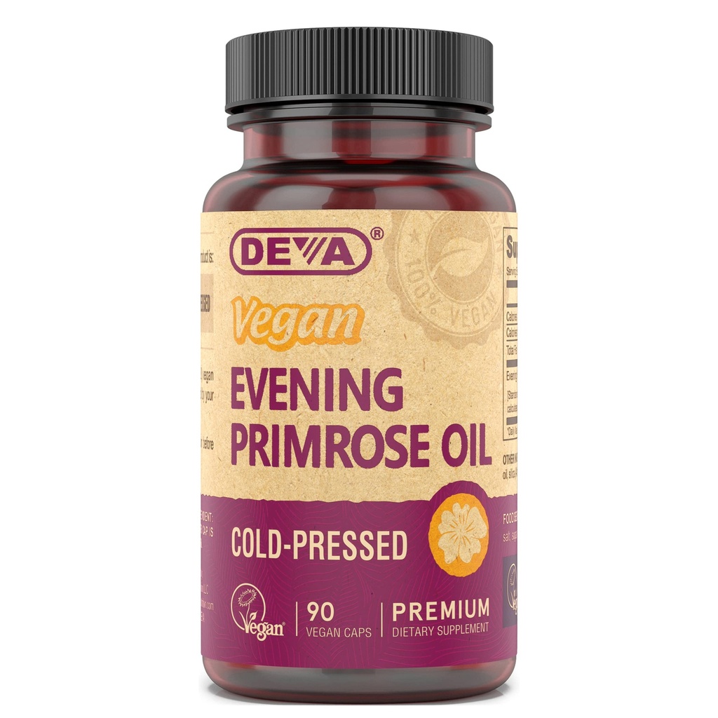 שמן Red Evening Primrose, Cold-Pressed, Unrefined, 90 קפסולות, 1-Pack