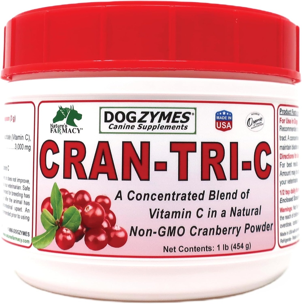 Allzymes Cran Tri C Urinary Tract תמיכה, ויטמין C, 1418 מ"ג לפטפון (1 פאונד)