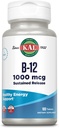 ויטמין B12 1000mcg, Sustained לשחרר תוספת לאנרגיה בריאה, Metabolism, Heart Health, Nerve ו Red Blood Cell Support, Long-Lasting Formula, טבעוני, 100 משרתים, 100 טבליות