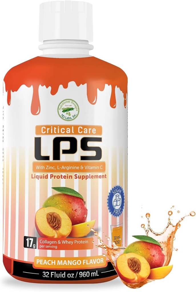 עיצוב תזונתי LPS נוזל קולגן & Whey חלבון תוספת, משקאות ללא סוכר, non-GMO, מקדם עור בריא שיער לגברים ונשים.