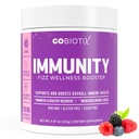 ויטמין C - Immune Defense תוסף - אבקת Immunity אבקת Booster - טבעוני Superfood - Elderberry, Turmeric, B12 ויטמין, non-GMO וסוכר חינם (Berry)