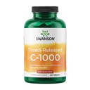 Swanson Timed-Release ויטמין C עם Rose HIPS Immune System תומך העור Cardiovascular Health Antioxidant תוסף 1000 מ"ג 250 טבליות