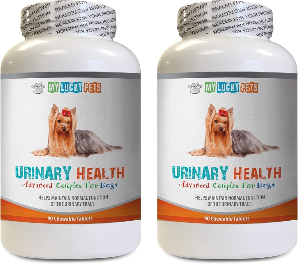 All Urinary Health Formula - Helps with Incontinence and Bladder Issues - Immune Boost - כלב קריין תוספת ללעיסה - 2 בקבוקים (180 טיפולים)