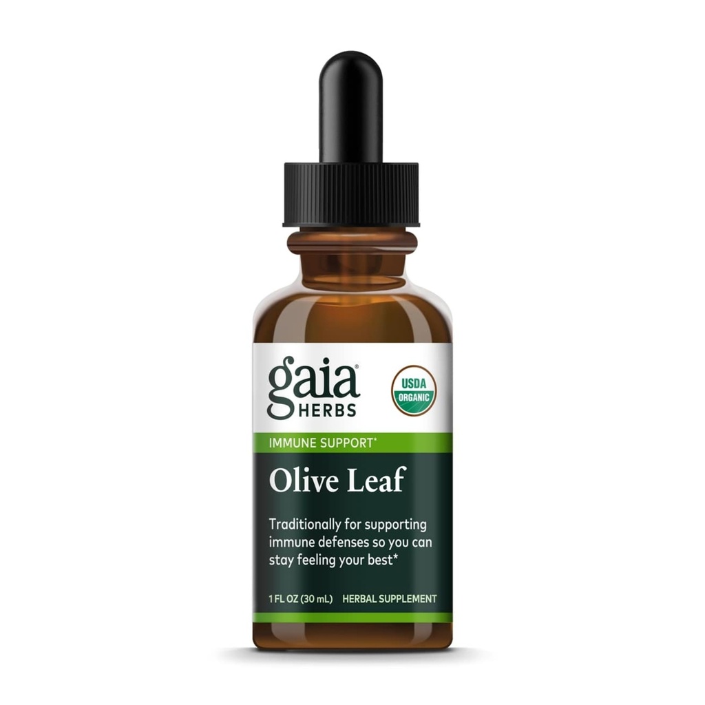 גאיה הרבס אוליב Leaf 1 Fl Oz, נוזל לחלץ