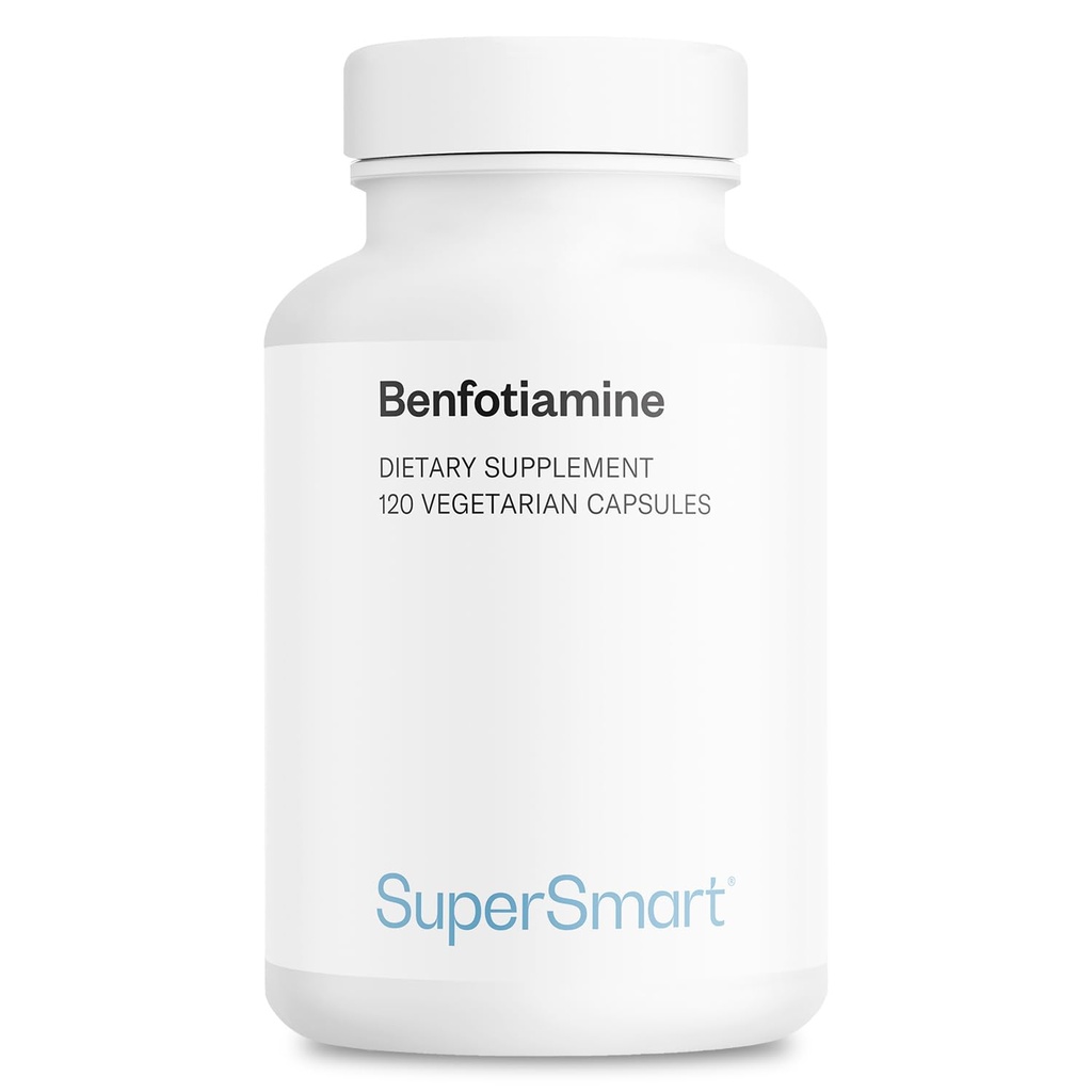 סופר חכם - Benfotiamine 320 מ"ג ליום (High Potency) - ביוavailable Thiamine - ויטמין B1 Benfotiamine תוסף