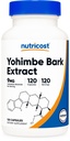 מזון יוגורט Yohimbe Bark לחלץ 450 מ"ג (9mg Yohimbine Alkaloids), 120 קפסולות - כוח נוסף, גלטן חינם, non-GMO