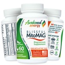מיטו מג' - 300mg Elemental Magnesium Complex: Mg Glycinate, Mg BHB - שרירי שינה Mood Energy Focus Calm - All Natural, USA Made, No Additives - 60 קפסולות טבעוניות