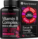 ויטמין B מורכב קפסולות - B1 B2 B3 B5 B6 B7 B7 B7 B12 B12, Biotin, Folic Acid, ויטמין C for Energy & Immune Support, Super B-Complex for Women & Men's Nervous System, 60 כמוסות