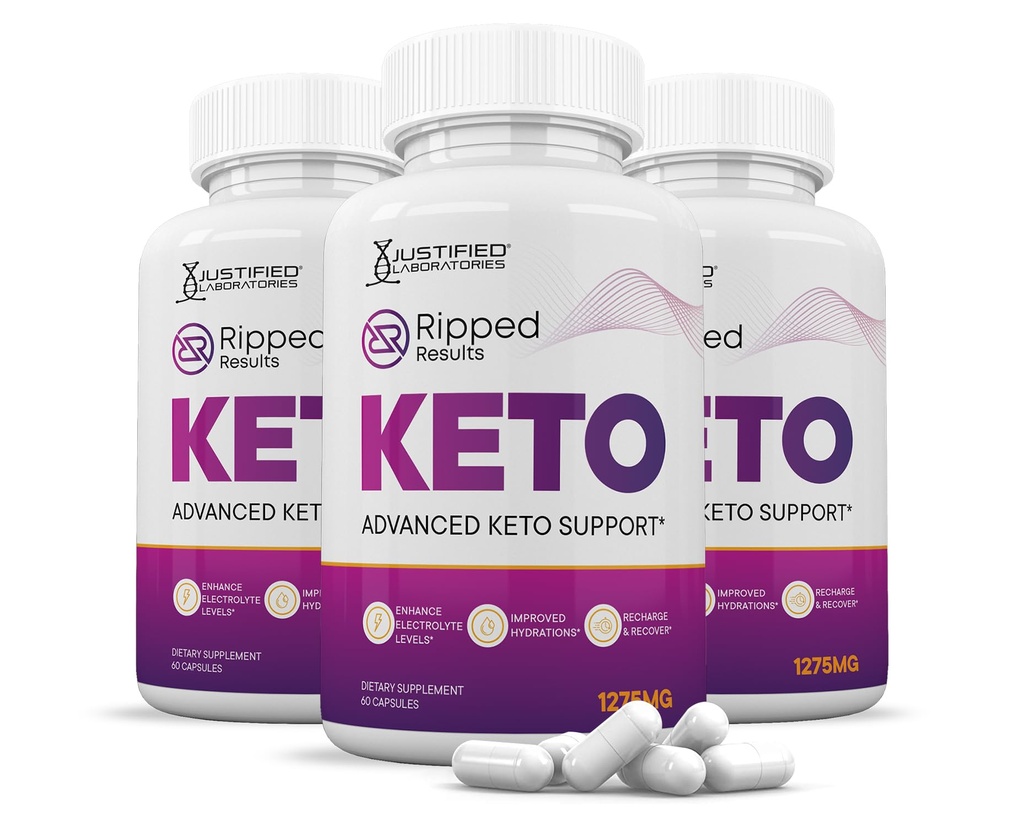 (3 Pack) Ripped Results Keto ACV Pills 1275MG Keto תמיכה בלנדרה אלטרנטיבית ל-Kto ACV Gummies פורמולה עם Apple Cider Vinegar נוסף אבקת שמן זית ירוק עלה 180 קפסולות