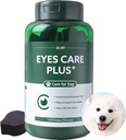 Dr.by Eyes Care Plus Dog Tear Stain תוספת עין טיפות עבור כלבים תמיכה בריאות עם חלב Thistle Lutein Beta Carotene - 100 Soft Chews