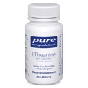 Pure Encapsulations L-theanine - Amino Acid תוספת לתמיכה להרגעה, מתח ועצבו מערכת - 60 קפסולות