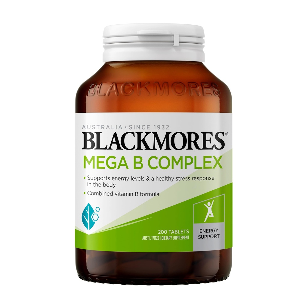 Blackmores Mega B Complex 200 Tabs
