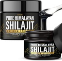 (2 Pack) Shilajit Pure ההימלאיה אורגני Resin - מעבדה טבעית Authentic Tested Formula for Men, Women - No Heavy Metals - 600 מ"ג מקס כוח עם 85+ Trace מינרלים זהב כיתה שילאג'יט