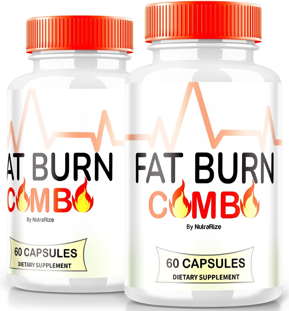 (2 Pack) Fat Burn Combo קפסולות, FatBurn Combo Keto Formula, All Natural Weight Loss תוסף ל-Achieve Healthy-Seeing Body, Keto Fitness Pills, ביקורות רשמיות (120 קפסולות)