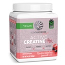 Sunwarrior Creatine עבור נשים Monohydrate אבקה Micronized Pre Workout Recovery תוספת תמיכה שריר בניין כוח אימון קוגניציה | טבעונית ו בקלות לערבב 50 משרתים, Raspberryade