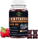 חניכיים Shilajit לגברים ונשים - 1400 מ"ג, תוסף ההימלאיה טהור, גבוה מינרלים & Fulvic Acid, אנרגיה, מוח, Immunity Boost, Raspberry Watermelon Flavoror